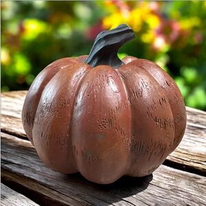 Vintage Joann Fabrics Autumn Inspirations Resin Pumpkin Y2K Fall Decor